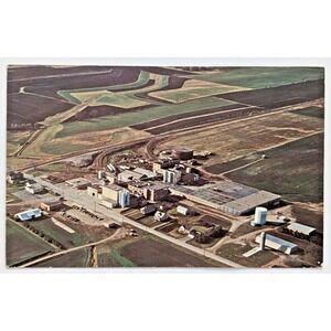 Bongards Creameries Minnesota‎ MN Cheese City USA Aerial Factory View Postcard